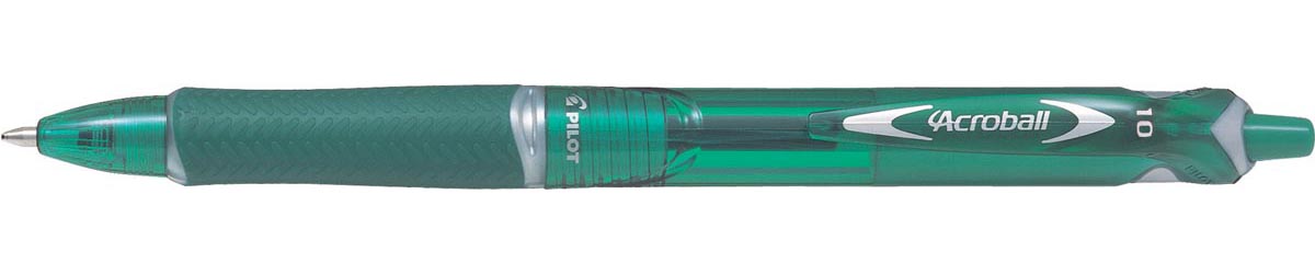Pilot -  Acroball Begreen balpen, medium punt, 0,3 mm, groen