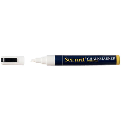 Securit -  Krijtstift SMA-510 platte punt 2-6mm wit