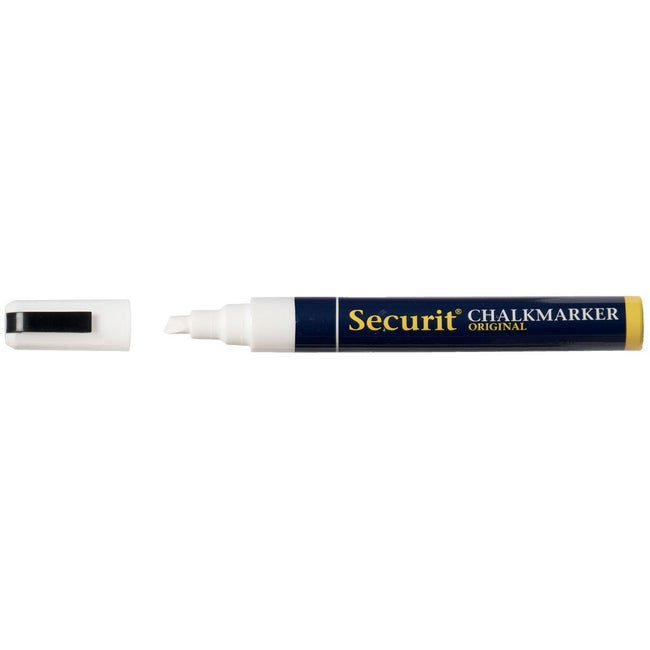 Securit - marqueur craie moyen, blanc