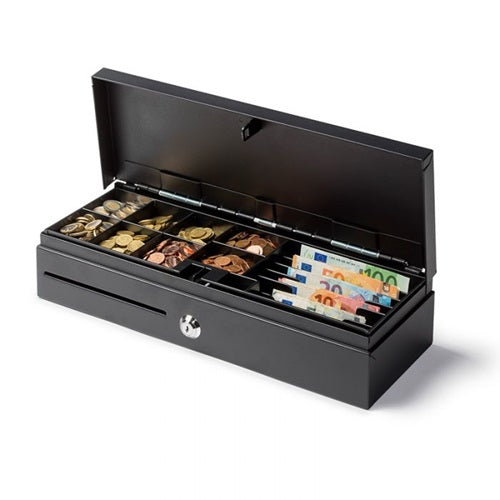 Klika - Tiroir-caisse fliptop noir 24V 1A
