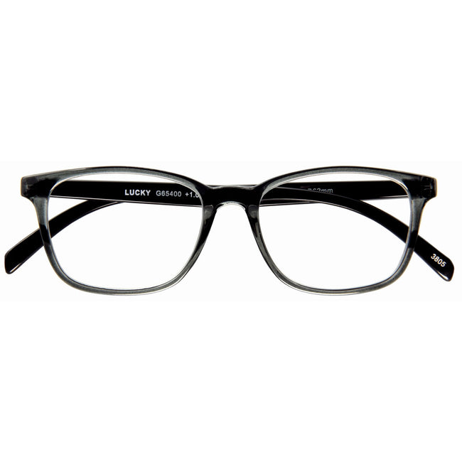 I Need You -  Leesbril  +1.50dpt lucky grijs-zwart