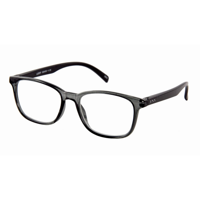 I Need You -  Leesbril  +2.00dpt lucky grijs-zwart