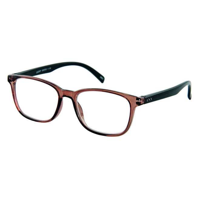 I Need You -  Leesbril  +1.00dpt lucky bruin-zwart