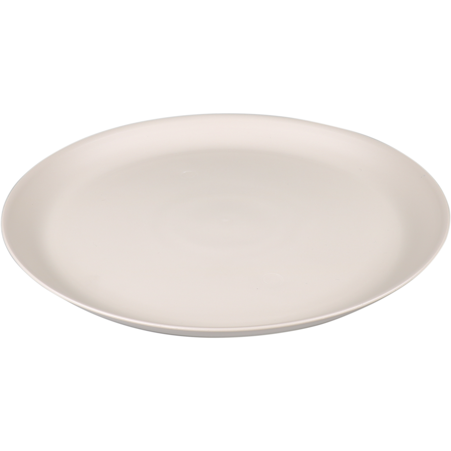 Goldplast -  Bord | Mineral | reusable | onbreekbaar | rond | 1-vaks | pP | Ø27.5cm | taupe | 54 stuks