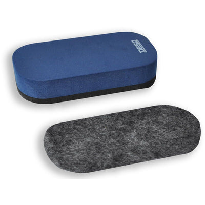 Quantore - gomme magnétique pour tableau blanc + recharge, bleu