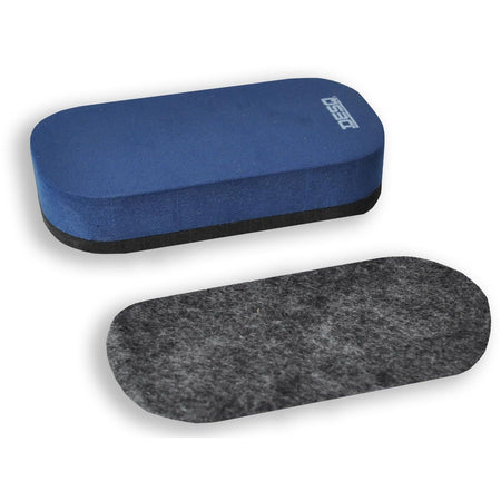 Quantore - gomme magnétique pour tableau blanc + recharge, bleu