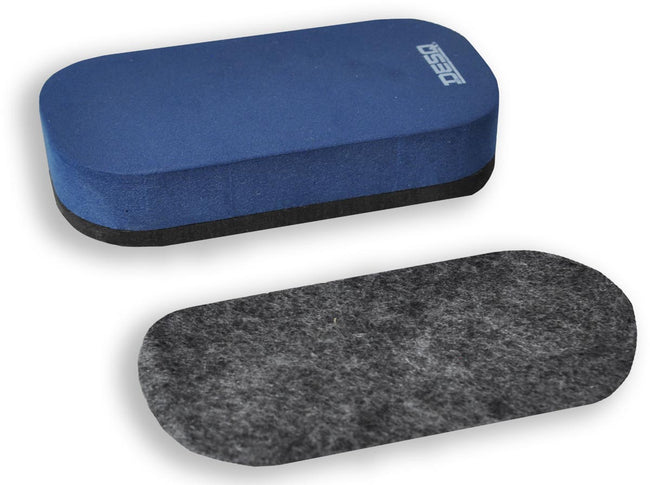 Desq -  magnetische whiteboardwisser + navulling, blauw
