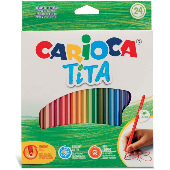 Cararioca - Tita au crayon de couleur, 24 pièces dans une pochette en carton