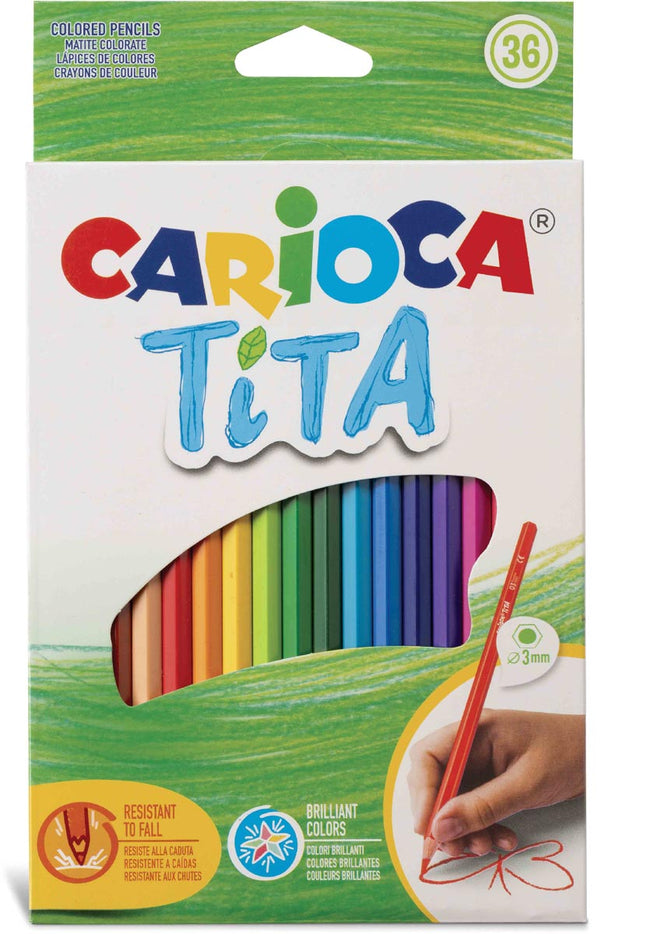 Cararioca - Tita au crayon de couleur, 36 pièces dans une pochette en carton