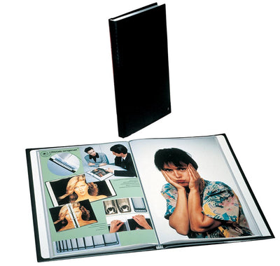 Rillstab -  lbum A4 60 tassen, zwart