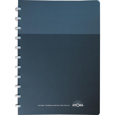 Atoma - Carnet My Creative, format A4, 2 pochettes, 144 pages, à carreaux commerciaux, couleurs assorties