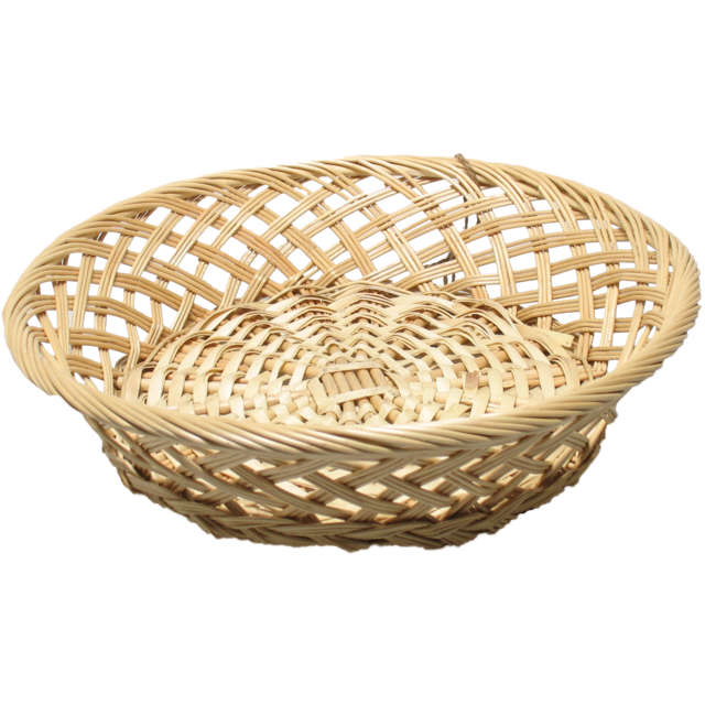 Klika -  Mand | riet | Ø33cm | 8cm | rond | naturel | 1 stuks