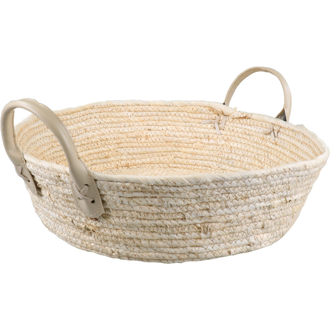 Klika - Mand | Corn | 10cm | Round | Natural | 1 pièce