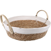 Klika -  Mand | papier met zeegras | 10cm | rond | naturel | 20 stuks