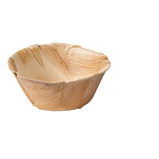 Depa -  Kom | rond | palmblad | Ø14cm | 500ml | naturel | 100 stuks