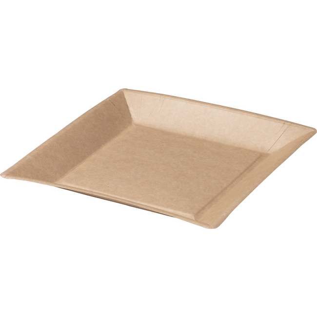 Biodore - Biodore Bord | Carré | 1 Profession Cardboard | 23x23cm | Natural | 100 pieces