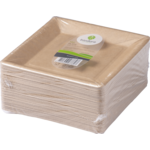 Biodore - Biodore Bord | Carré | 1 Profession Cardboard | 18x18cm | Natural | 100 pieces