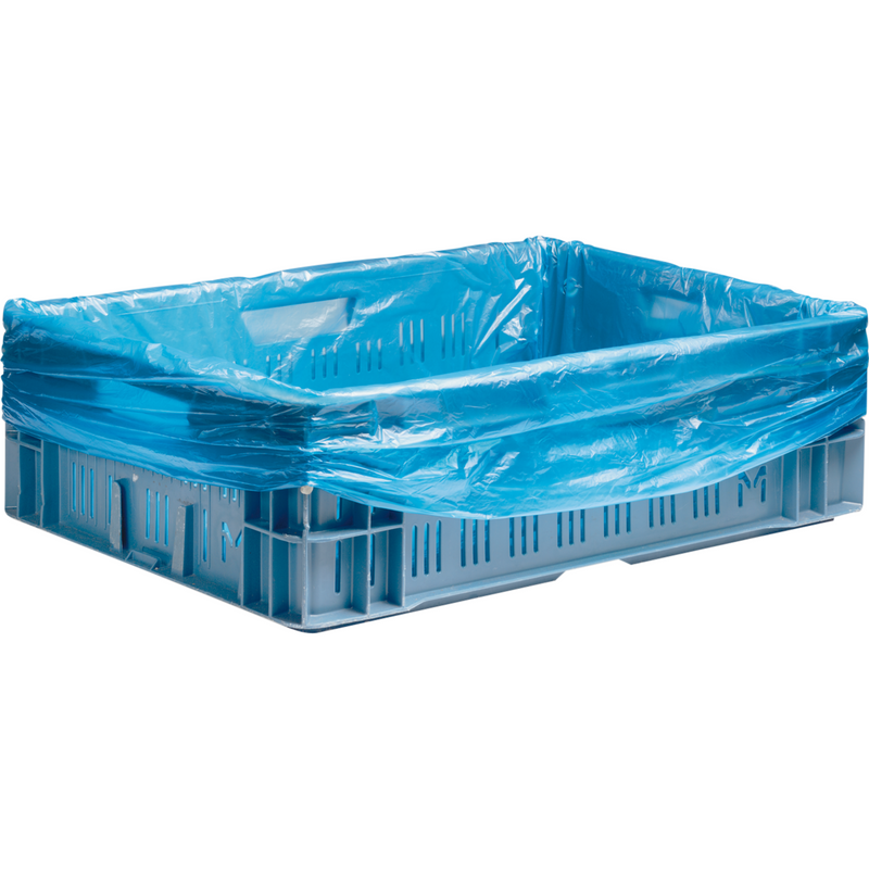 Klika - Sac | Sac de caisse | MDPE | 680/ 2x170x630mm | 20my | bleu | 500 pièces