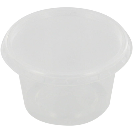 Klika-Bak | PP | 50 ml | Ø72mm | y compris Couvercle | gobelet en plastique | 24mm | transparent | 500 pièces