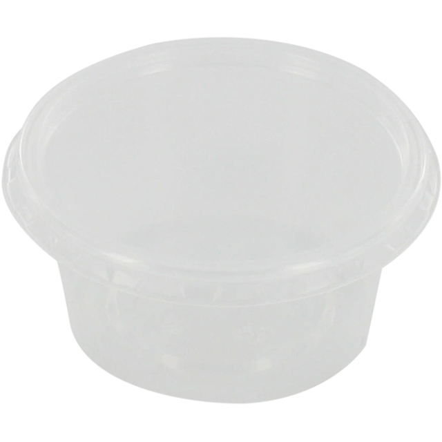 Klika -  Bak | PP | 80ml | Ø72mm | incl. Deksel | kunststof cup | 35mm | transparant | 500 stuks