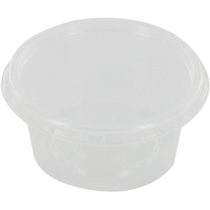Klika - Bak | PP | 80ml | Ø72mm | inkl. Deckel | Plastikbecher | 35mm | transparent | 500 Stück