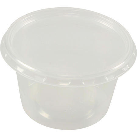 Klika-Bak | PP | 100 ml | Ø72mm | gobelet en plastique | 44mm | transparent | 500 pièces
