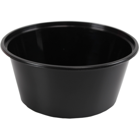 Klika - Bak | PP | 350ml | Ø119mm | Plastikbecher | 52mm | schwarz | 500 Stück