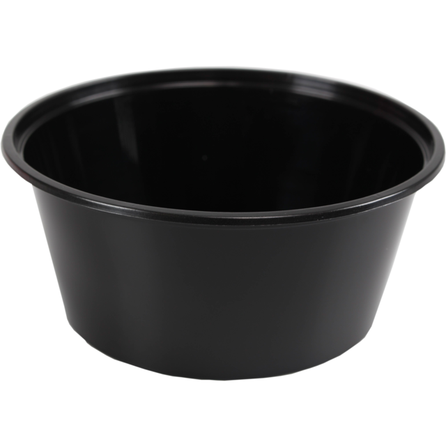 Klika -  Bak | PP | 350ml | Ø119mm | kunststof cup | 52mm | zwart | 500 stuks