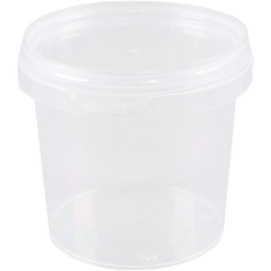 Klika - Bak | PP | 365ml | Ø95mm | mit Deckel und Garantieverschluss | Plastikbecher | 79mm | transparent | 415 Stück