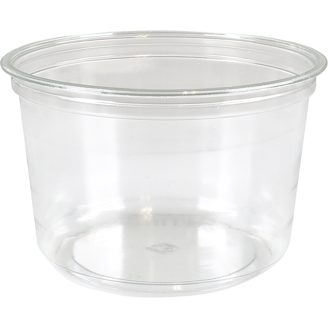 Deli -Kreis - Tasse | Recyceltes Haustier | 550 ml | Ø 117 mm | 75,7 mm | Transparent 576 Stücke