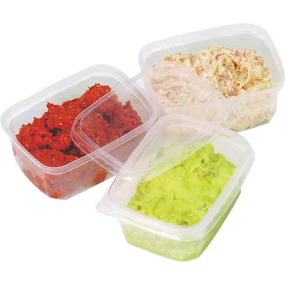 Klika-Bak | PP | 125 ml | saladier | 108x82x27mm | transparent | 1000 pièces