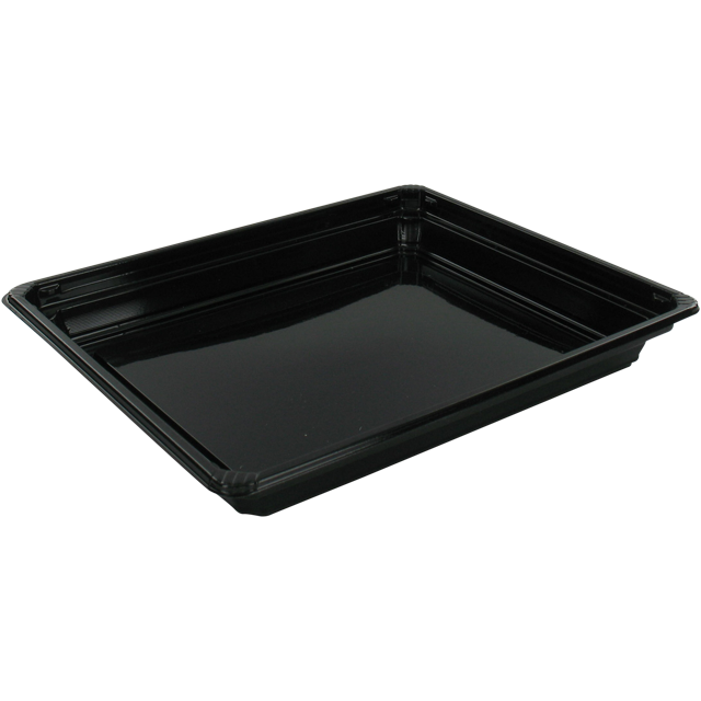 Klika -  Bak | Gerecycled PET | sushitray | 171x143x22mm | zwart | 600 stuks