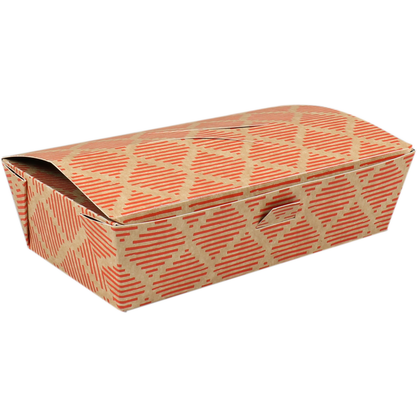 Klika - Sushibox | karton + PP | 170x90x50mm | rood | 225 stuks