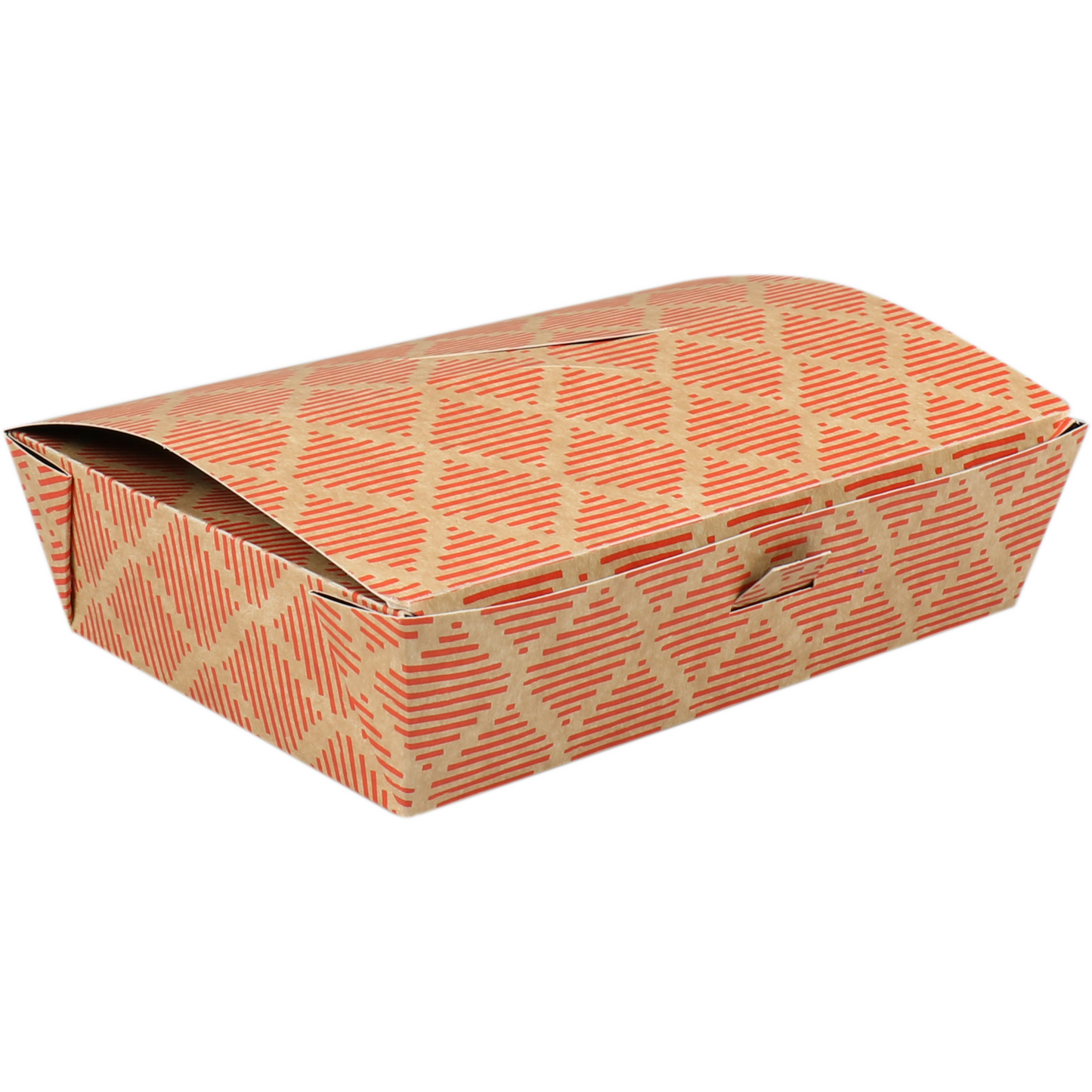 Klika - Sushibox | karton + PP | 185x130x50mm | rood | 225 stuks