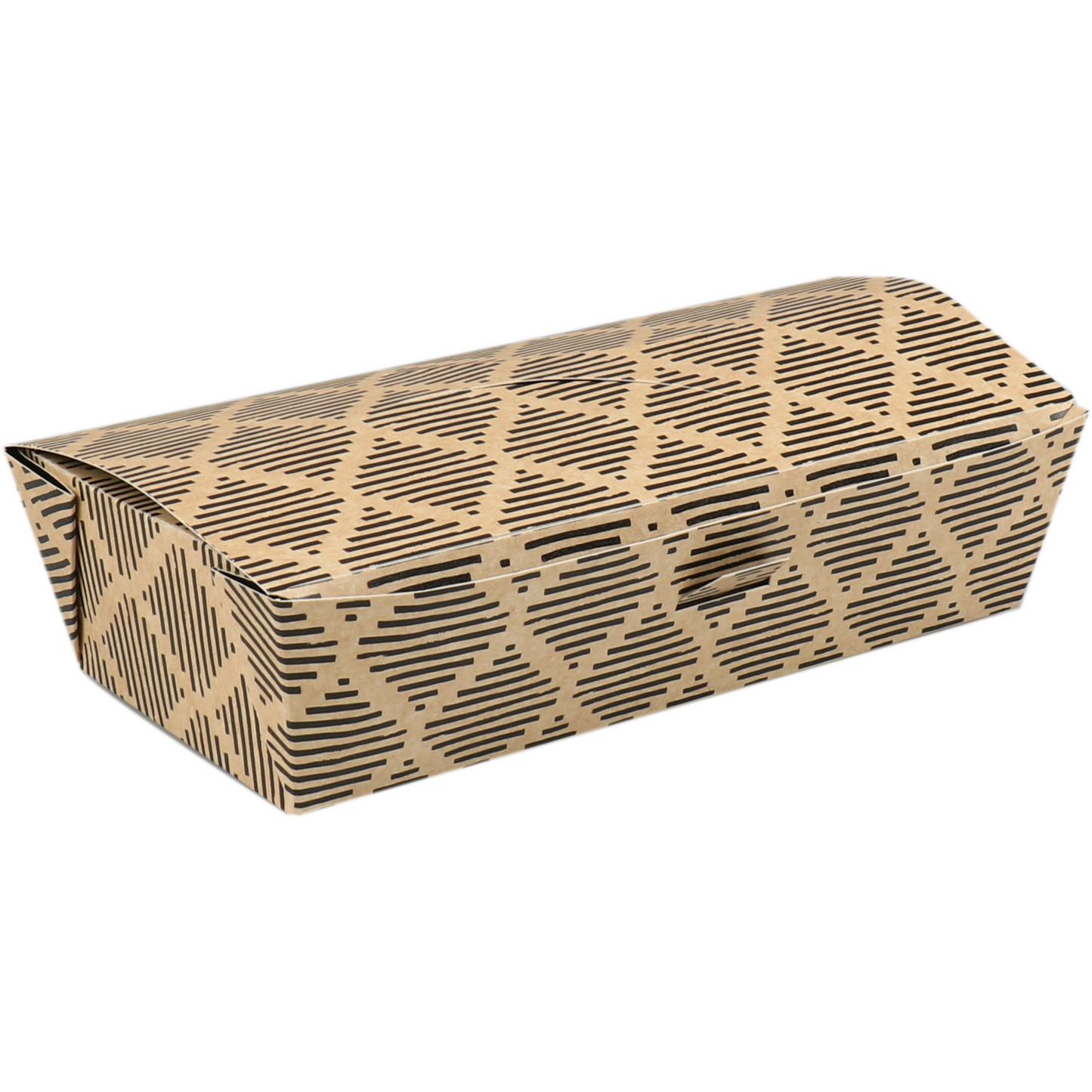 Klika -  Sushibox | karton + PP | 190x90x50mm | zwart | 225 stuks