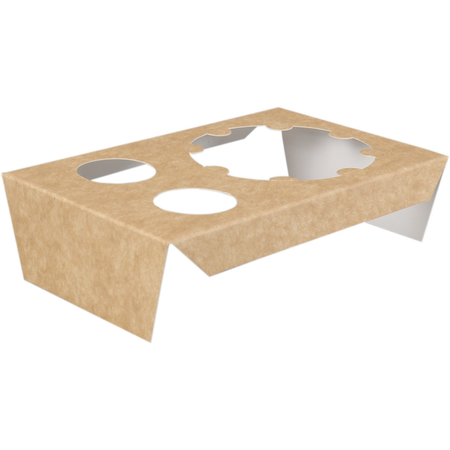 Klika - Inlay | voor sushibox | 150x95x40mm | karton | bruin/wit | 450 stuks