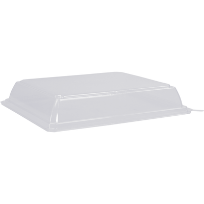 Klika - Couvercle | plateau à sushis | PET recyclé | 166x138x28mm | transparent | 600 pièces
