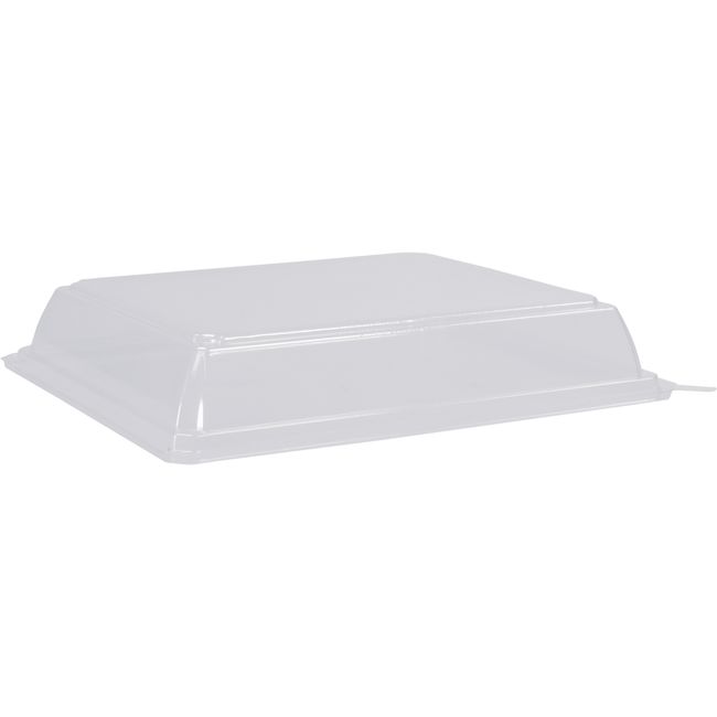 Klika - Couvercle | plateau à sushis | PET recyclé | 166x138x28mm | transparent | 600 pièces
