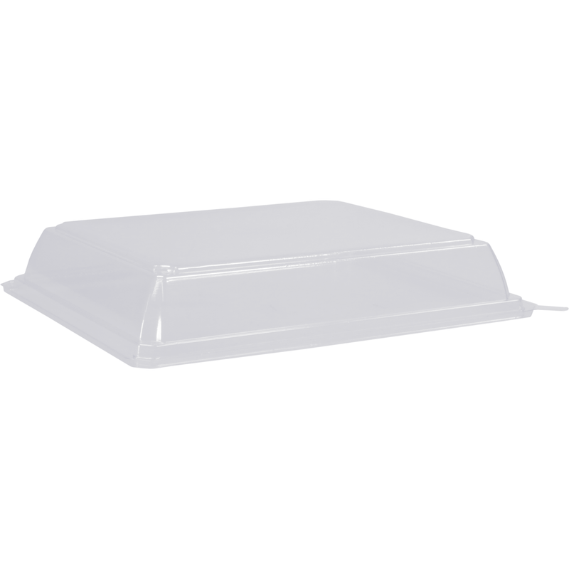 Klika - Couvercle | plateau à sushis | PET recyclé | 166x138x28mm | transparent | 600 pièces