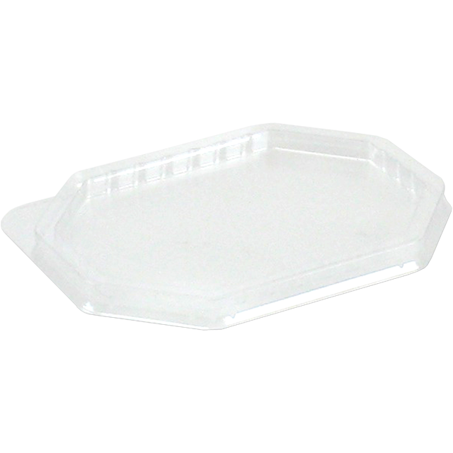 Klika -  Deksel | Gerecycled PET | 8-hoekig | 125x95x transparant | 1000 stuks