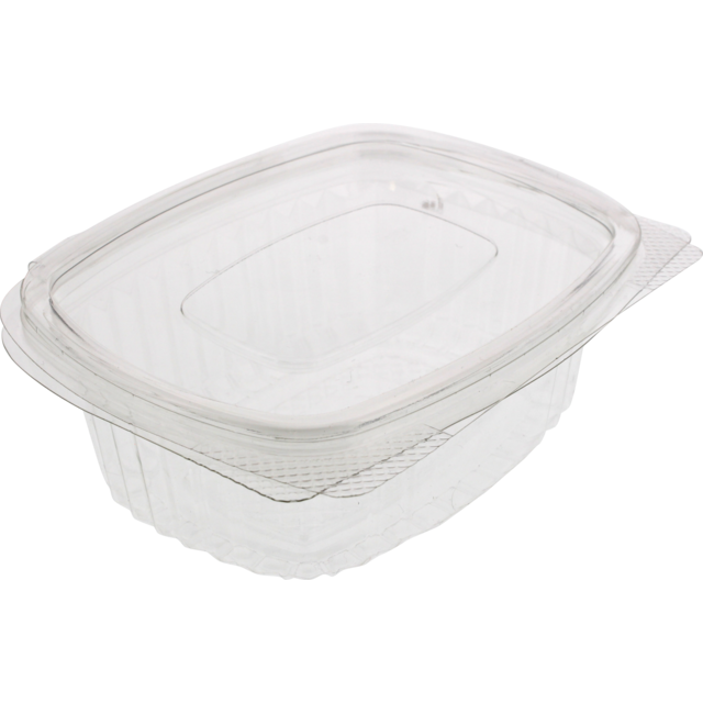 Klika - Bak | Gerecycled PET | 250ml | saladebak | 133x105.5x43mm | transparant | 600 stuks