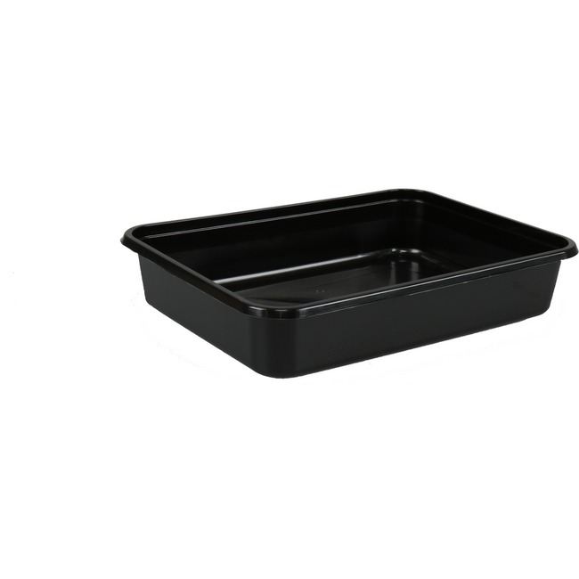Klika -  Bak | PP | 500ml | kilobak | 182x135x35mm | zwart | 500 stuks