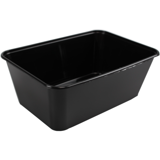 Klika - Bak | Pp | 1000 ml | 172x120x60mm | Schwarz | 500 Stücke