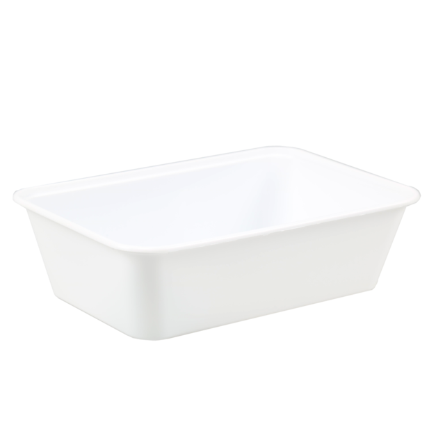 Klika -  Bak | PP | 650ml | spuitgiet | 172x120x50mm | wit | 500 stuks