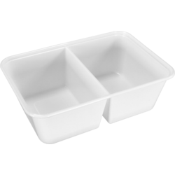 Klika - Bak | PP | 2 box | 750 ml | moulage par injection Kilobak | 172x120x35mm | Blanc | 500 pièces