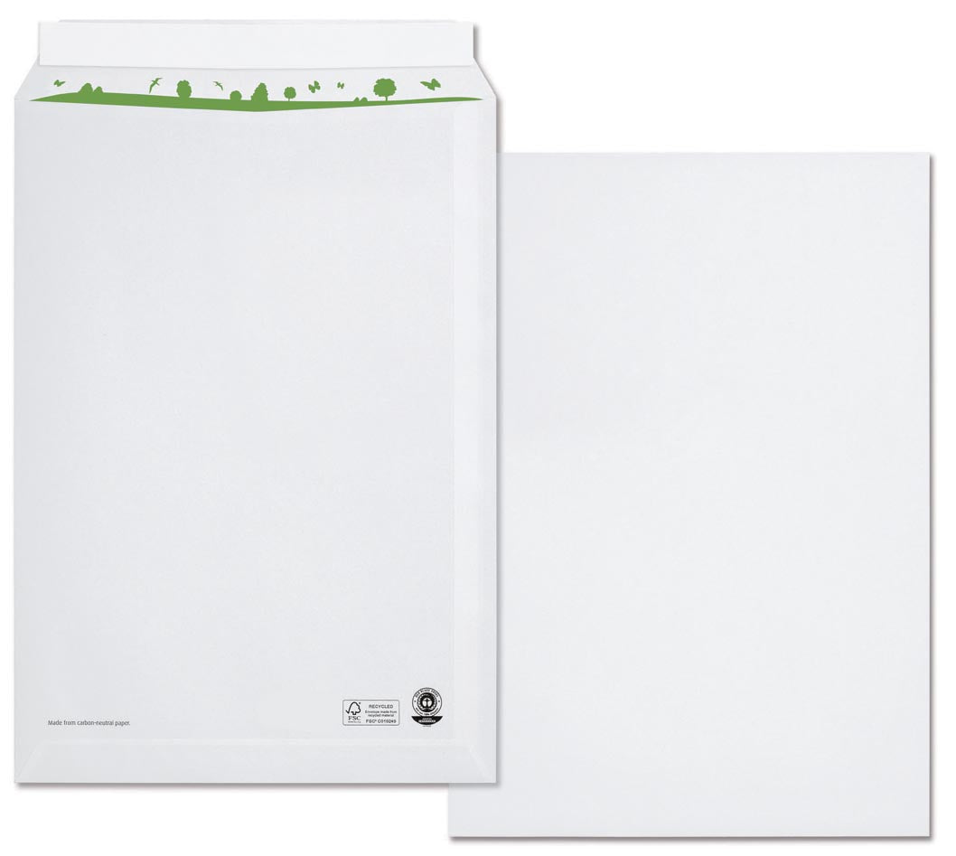 BeECO -  Bong akte-enveloppen , ft 229 x 324 mm (C4), zonder venster, doos van 250 stuks