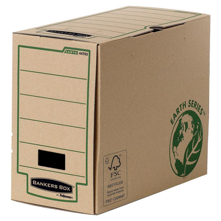 Bankers Box - Earth Series, A4, boîte d'archives de transfert, dos de 15 cm