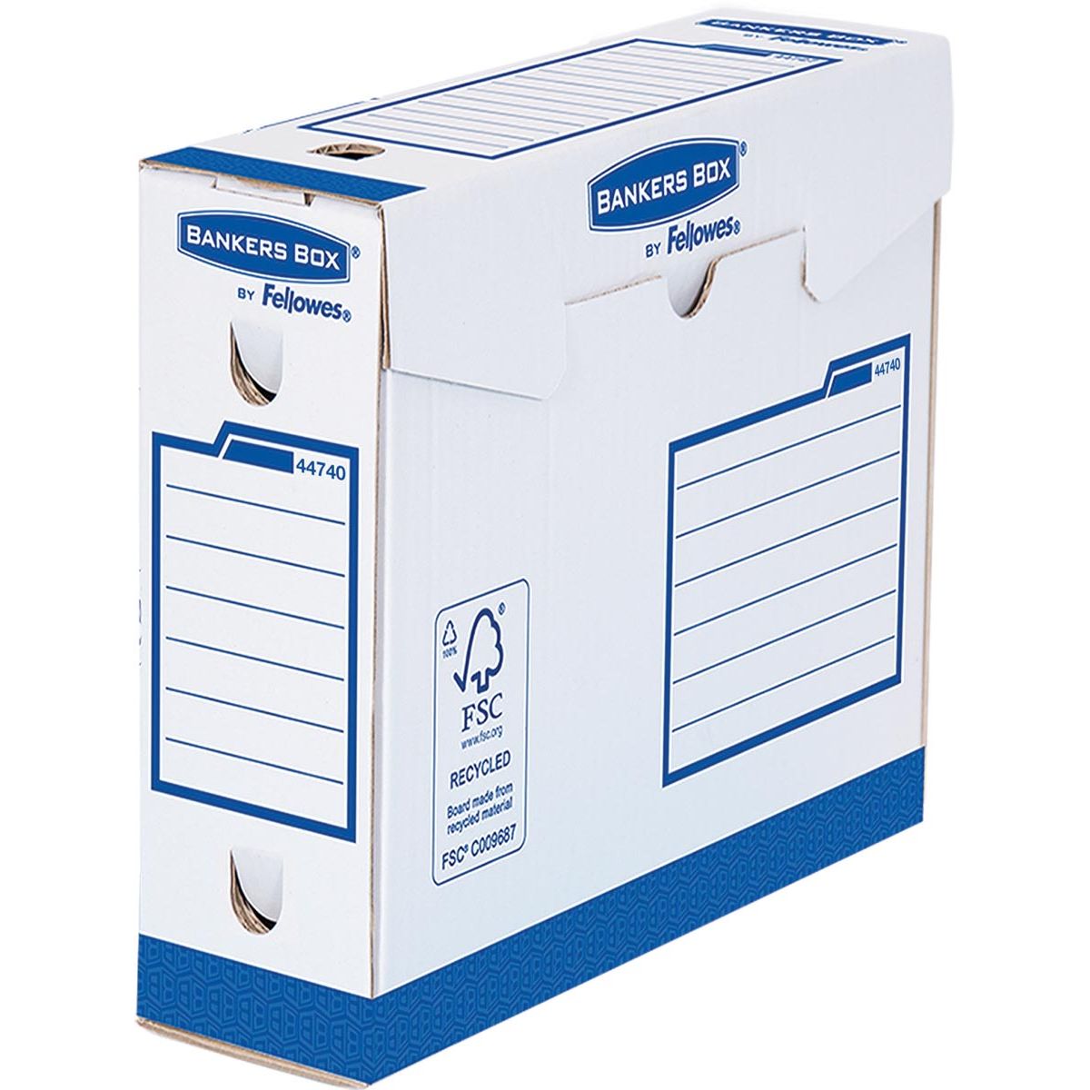 Bankers Box – Basic-Archivbox Heavy Duty Innenmaße: 7,5 x 24,4 x 33 cm (B x H x T)