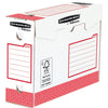 Bankers Box -  basic archiefdoos heavy duty, ft 9,5 x 24,5 x 33 cm, rood, pak van 20 stuks