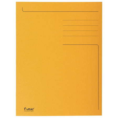 Exacompta - dossier Foldyne ft 24 x 32 cm (pour ft A4), orange, boîte de 50 pièces